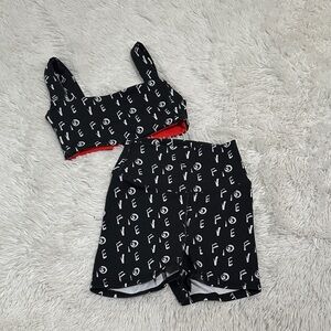 ❤️ Five The Label Reversible Top & 3” Everyday Shorts YL (8/10)